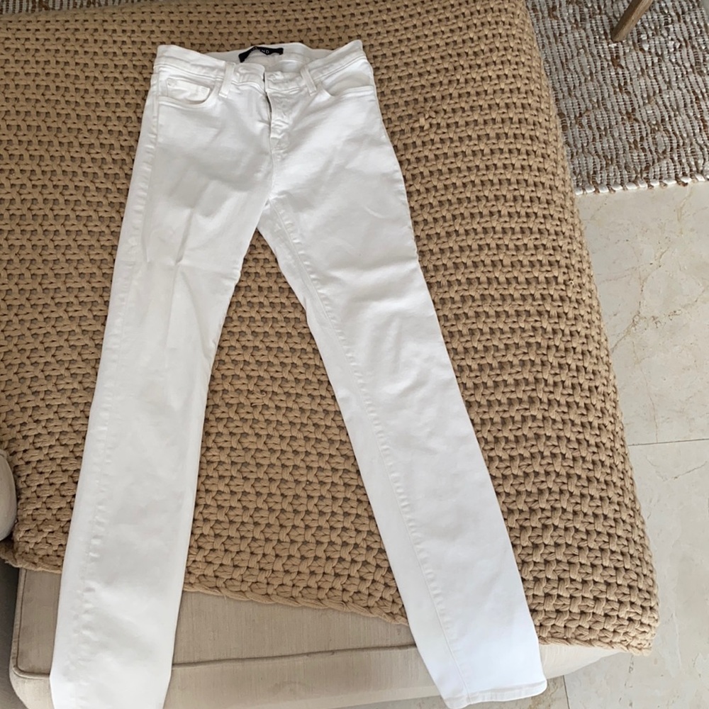 J brand white skinny jeans, perfect condition